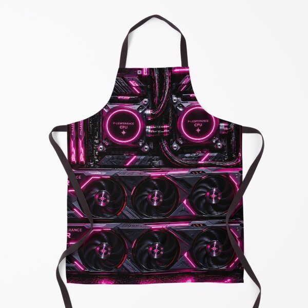 Item preview, Cyberpunk Gaming PC Neon Aesthetic Workstation designed and sold by PORTE DE ESPERANCE.