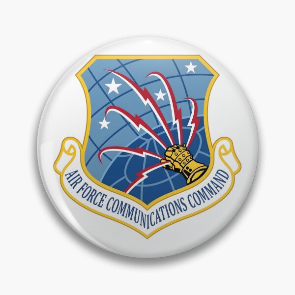 Item preview, USAF Air Force Communications Command Crest Patch designed and sold by CharlieDesings.