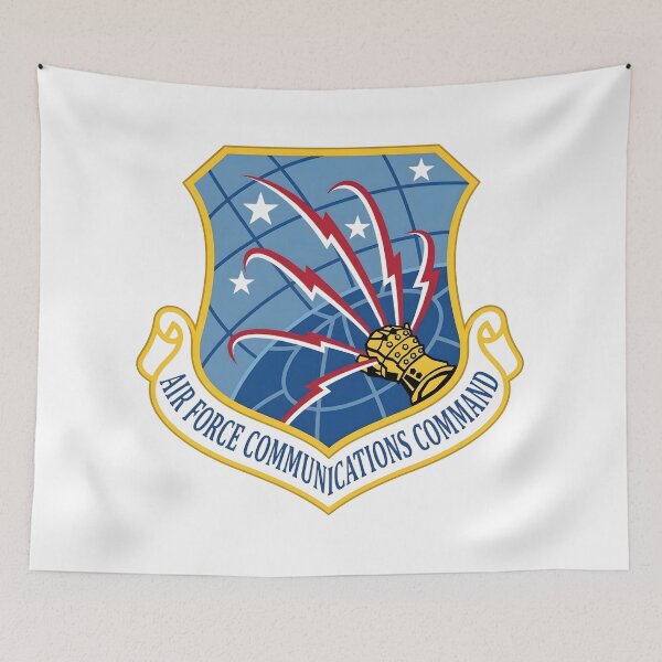 Item preview, USAF Air Force Communications Command Crest Patch designed and sold by CharlieDesings.