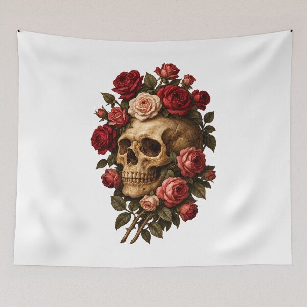 Item preview, Rose Skull Garden designed and sold by Whatever Works.