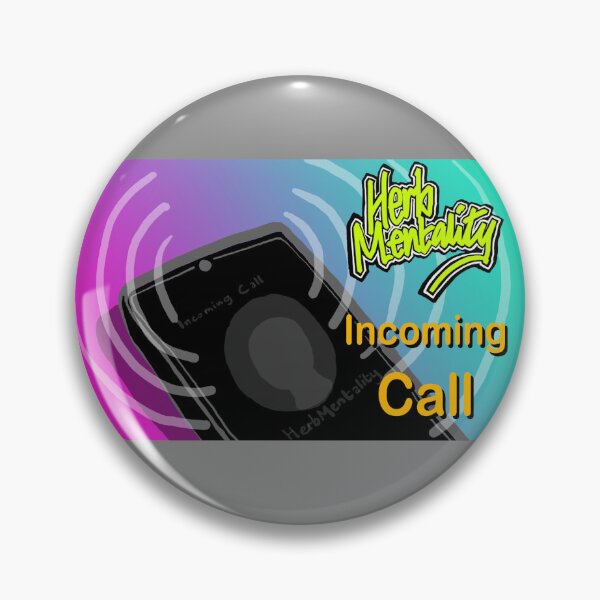 Item preview, Incoming Call (grey) designed and sold by Herb-Mentality.