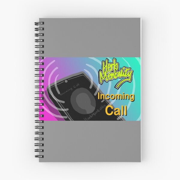 Item preview, Incoming Call (grey) designed and sold by Herb-Mentality.