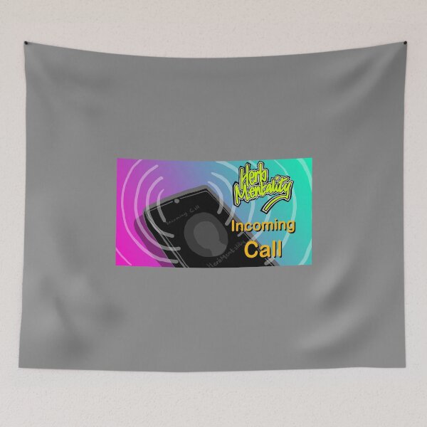 Item preview, Incoming Call (grey) designed and sold by Herb-Mentality.