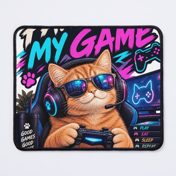 Item preview, Paws Off My Game Funny Gamer Cat Gaming Cat Lover Design designed and sold by TeeVibeHaus.