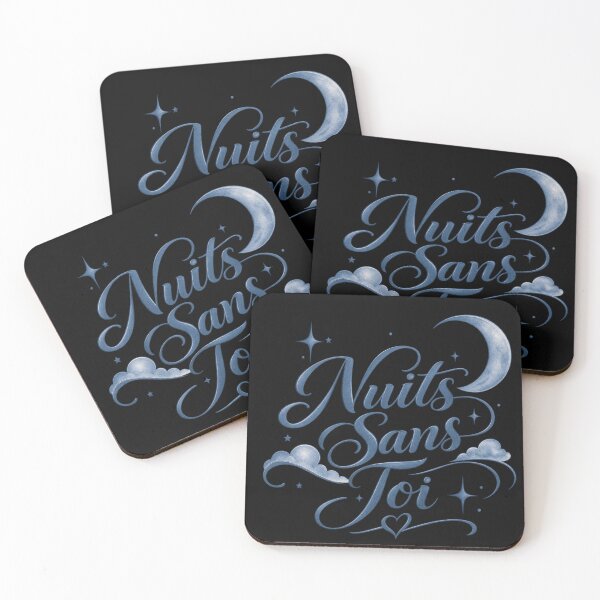 Item preview, Nuits Sans Toi – French Romantic Melancholy Design designed and sold by Lovaryn.