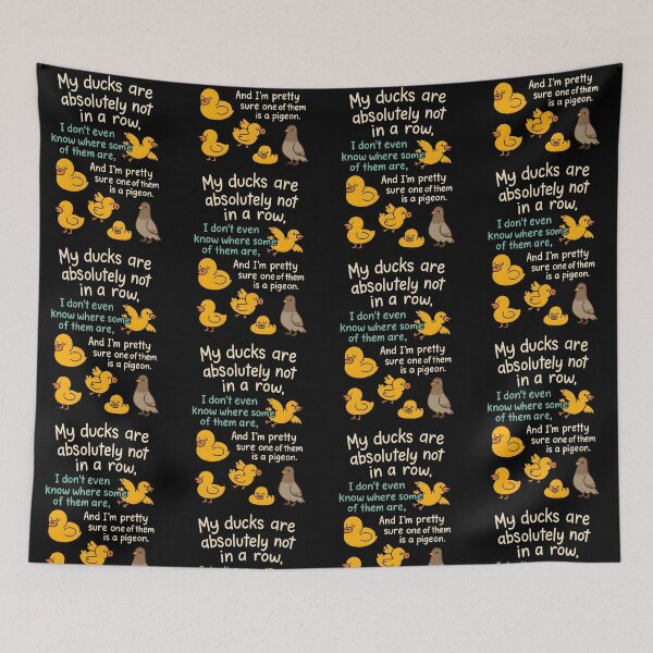 Item preview, My Ducks Are Not in a Row Funny Bird Lover designed and sold by Glow-Paw-Studio.