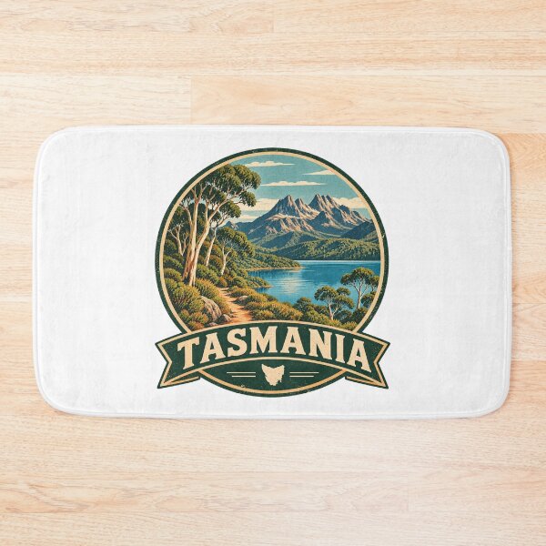Item preview, Tasmania Wilderness Australia – Vintage Travel & Adventure Design designed and sold by Globalcitytees.
