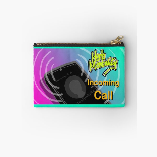 Item preview, Incoming Call (teal) designed and sold by Herb-Mentality.