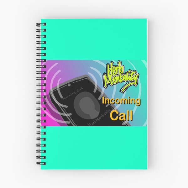 Item preview, Incoming Call (teal) designed and sold by Herb-Mentality.