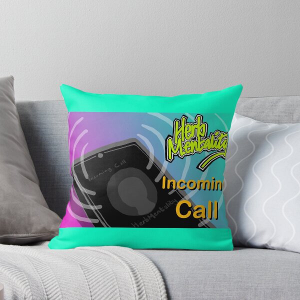 Item preview, Incoming Call (teal) designed and sold by Herb-Mentality.