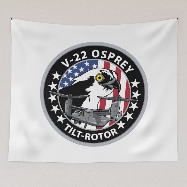 Item preview, US Military V-22 Osprey Tilt-Rotor Aircraft Patch designed and sold by CharlieDesings.