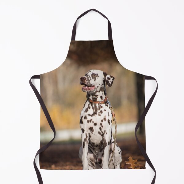 Item preview, Joyful Chocolate Dalmatian Dog Autumn Portrait designed and sold by VanGaldo.