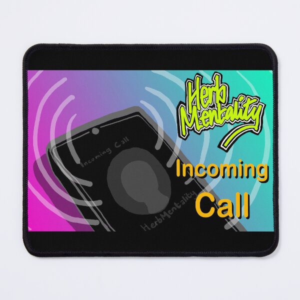 Item preview, Incoming Call (black) designed and sold by Herb-Mentality.