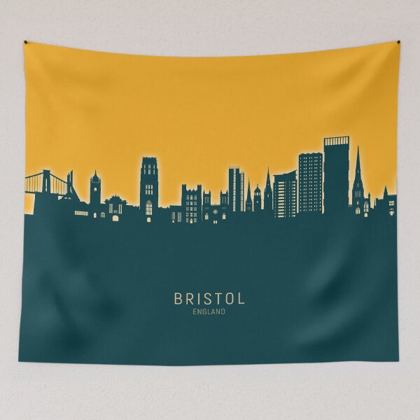 Item preview, Bristol England Skyline designed and sold by ArtPrints.
