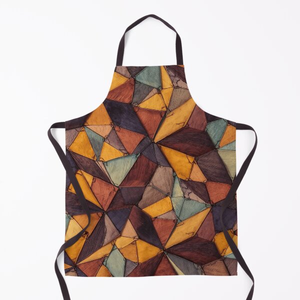 Aperçu de l'œuvre Warm Geometric Color Mosaic créée et vendue par NellCanvas.
