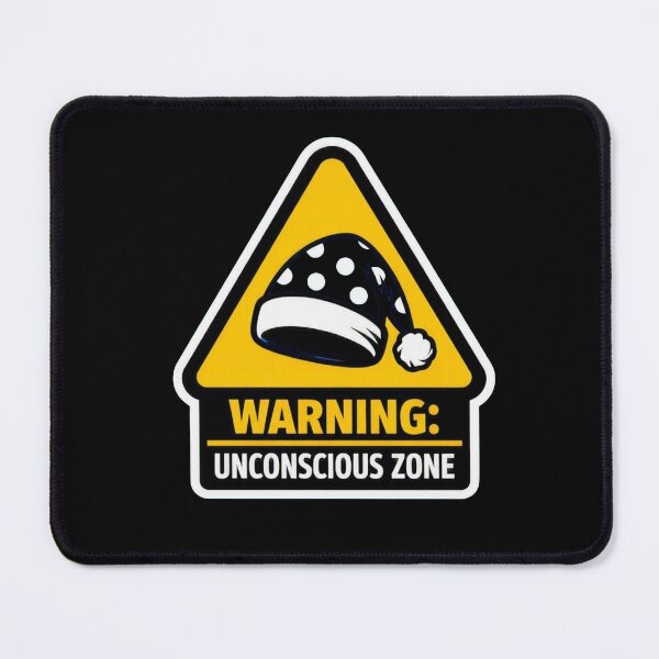Item preview, Warning: Unconscious Zone – Sleep Hazard Triangle Icon designed and sold by Timeless Junction.