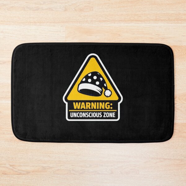 Item preview, Warning: Unconscious Zone – Sleep Hazard Triangle Icon designed and sold by Timeless Junction.