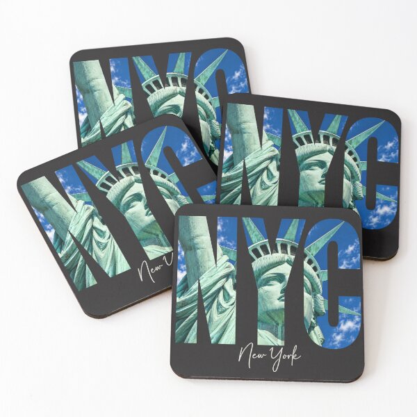 Item preview, New York City Statue of Liberty – NYC Photo Typography designed and sold by MetaModel Editions.