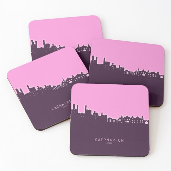 Item preview, Caernarfon Wales Skyline designed and sold by ArtPrints.