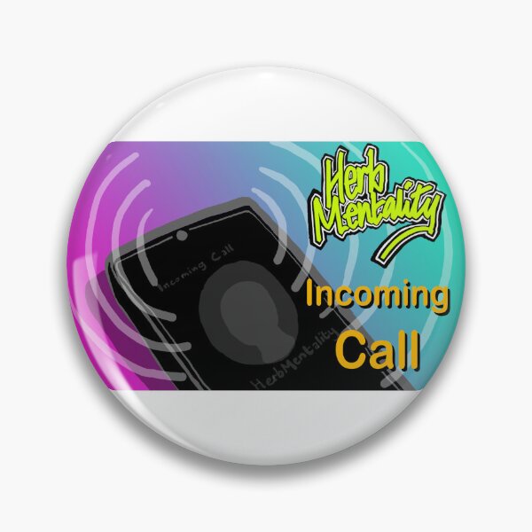 Item preview, Incoming Call (white) designed and sold by Herb-Mentality.