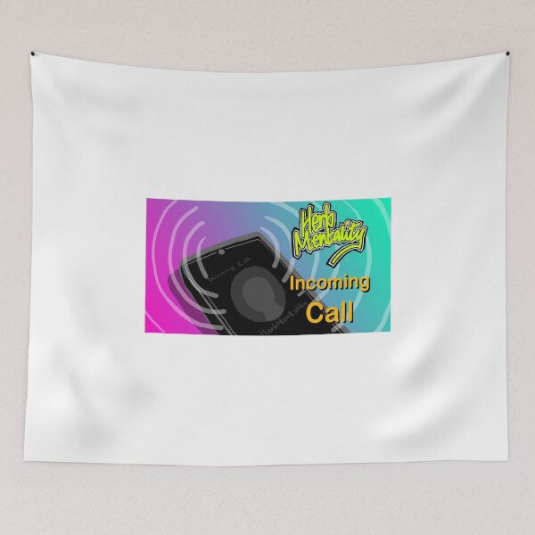 Item preview, Incoming Call (white) designed and sold by Herb-Mentality.