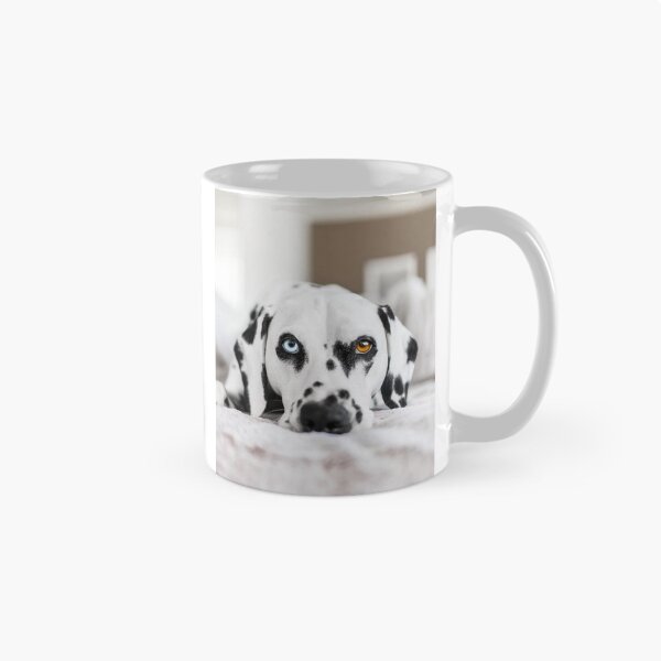 Item preview, Unique Heterochromia Dalmatian Dog Close Up designed and sold by VanGaldo.