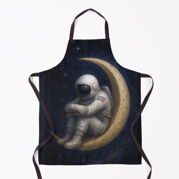 Item preview, Astronaut Painting – Alone on the Moon designed and sold by GalleryKauffeld.