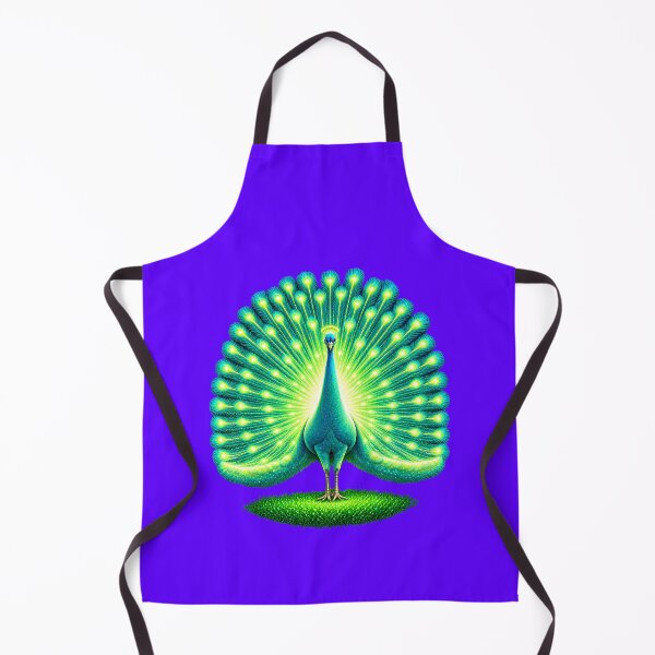 Item preview, Glowing Peacock with Radiant Feathers designed and sold by MagicCrystal.