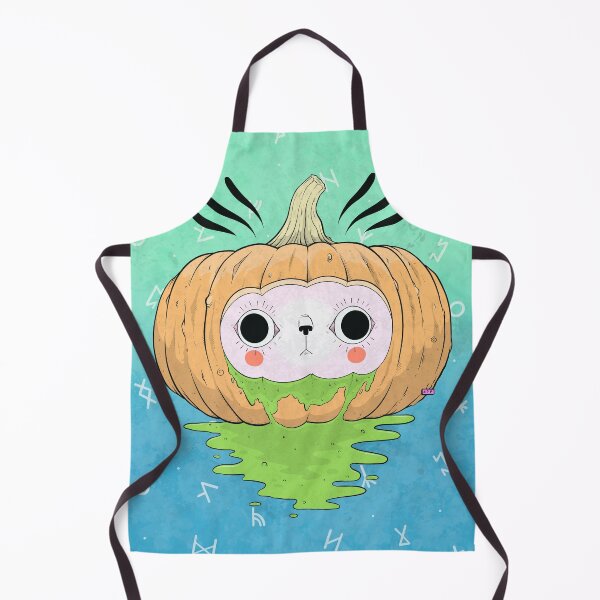 Item preview, Cute Kawaii Pumpkin Slime Monster designed and sold by DRP-art.