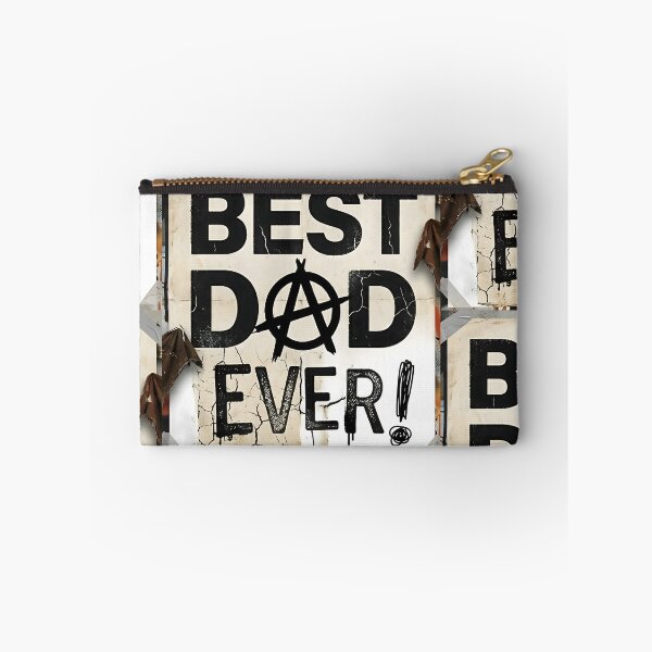 Item preview, Best Dad Ever Anarchy Punk Canvas Print | Edgy Rock Father's Day Wall Art | Grunge Typography Poster | Cool Rebel Dad Room Decor designed and sold by SergioMiklos.