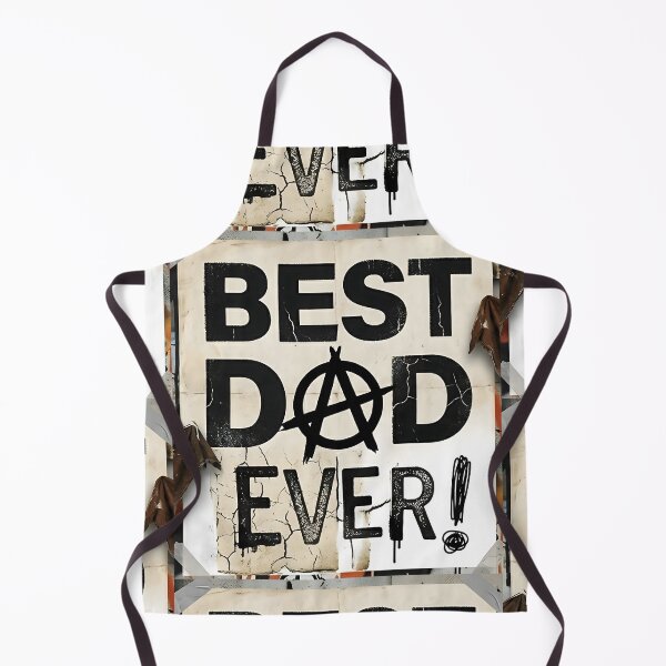 Item preview, Best Dad Ever Anarchy Punk Canvas Print | Edgy Rock Father's Day Wall Art | Grunge Typography Poster | Cool Rebel Dad Room Decor designed and sold by SergioMiklos.