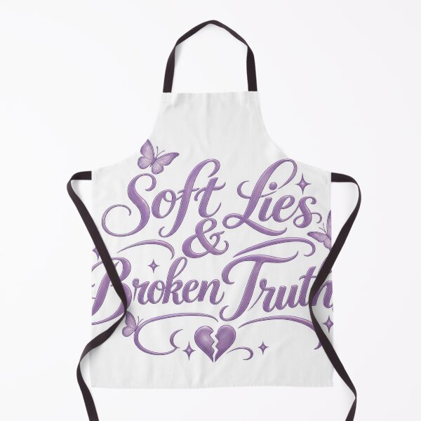 Item preview, Soft Lies & Broken Truths – Emotional Quote Design designed and sold by Lovaryn.