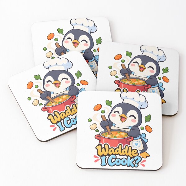 Item preview, Waddle I Cook? – Cute Penguin Chef Cartoon designed and sold by Isliath.