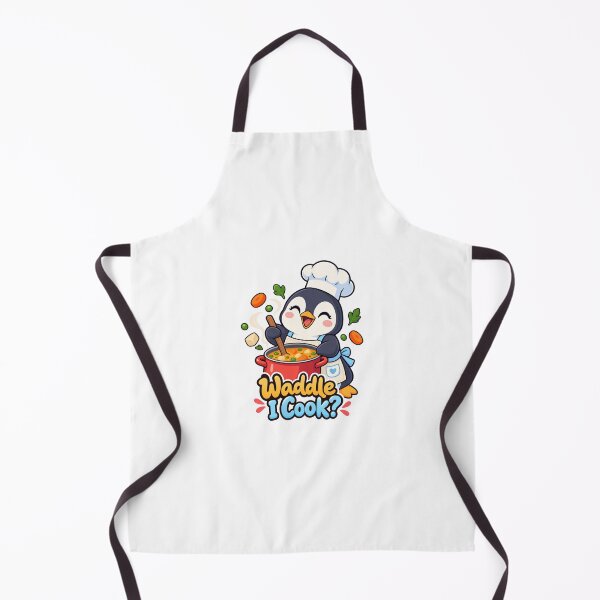 Item preview, Waddle I Cook? – Cute Penguin Chef Cartoon designed and sold by Isliath.