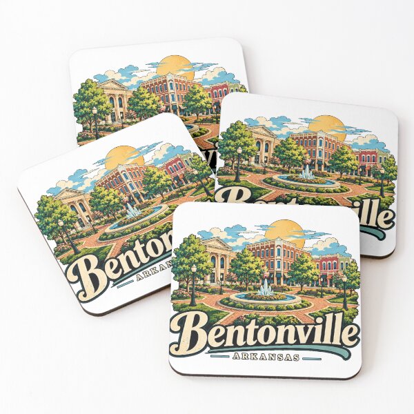 Item preview, Vintage Bentonville Arkansas Travel Souvenir Landmark Gift designed and sold by MichaeIRellov.