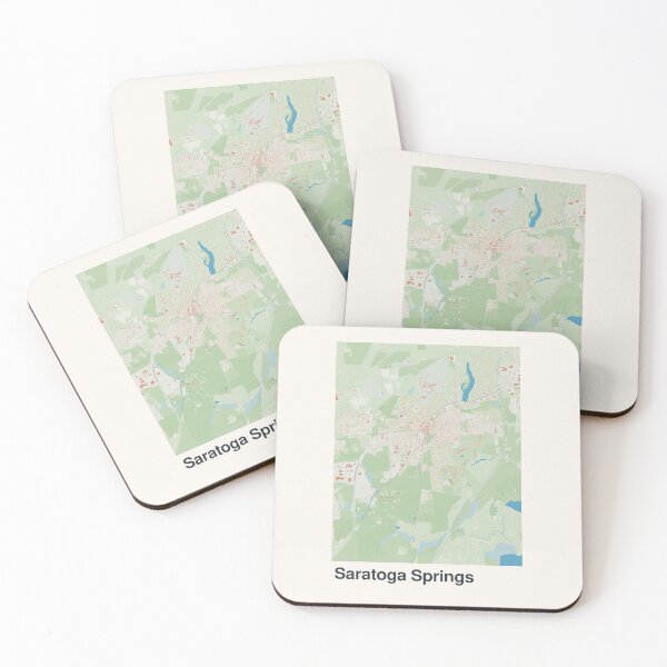 Item preview, Saratoga Springs Minimalistic Map Art designed and sold by MapsNerd.