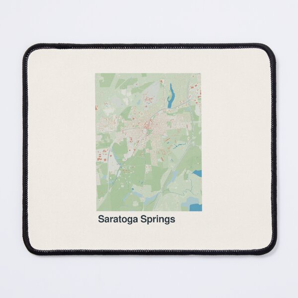 Item preview, Saratoga Springs Minimalistic Map Art designed and sold by MapsNerd.