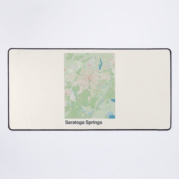 Item preview, Saratoga Springs Minimalistic Map Art designed and sold by MapsNerd.