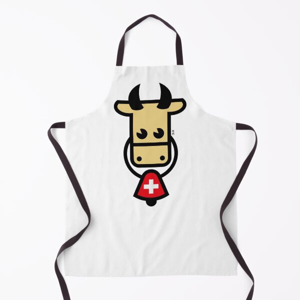 Item preview, Swiss Cow With Bell (Switzerland / Flag / 4C) designed and sold by Roderix.