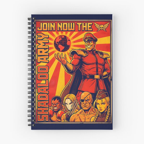 Item preview, Join Now The Shadaloo Army - M. Bison Street Fighter Retro Propaganda Art designed and sold by MikeMoreArt.