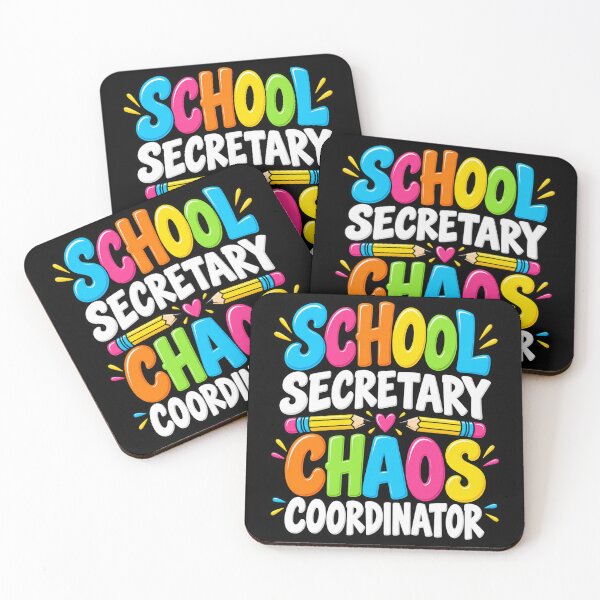 Item preview, School Secretary Chaos Coordinator Funny Education Office Humor designed and sold by Trendably.