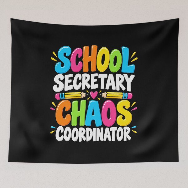 Item preview, School Secretary Chaos Coordinator Funny Education Office Humor designed and sold by Trendably.
