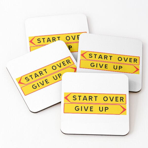 Item preview, Start over vs. Give up designed and sold by ALF2023.