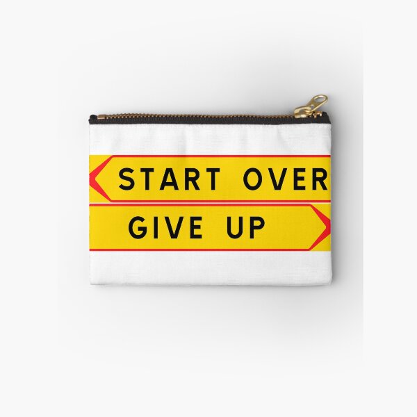 Item preview, Start over vs. Give up designed and sold by ALF2023.