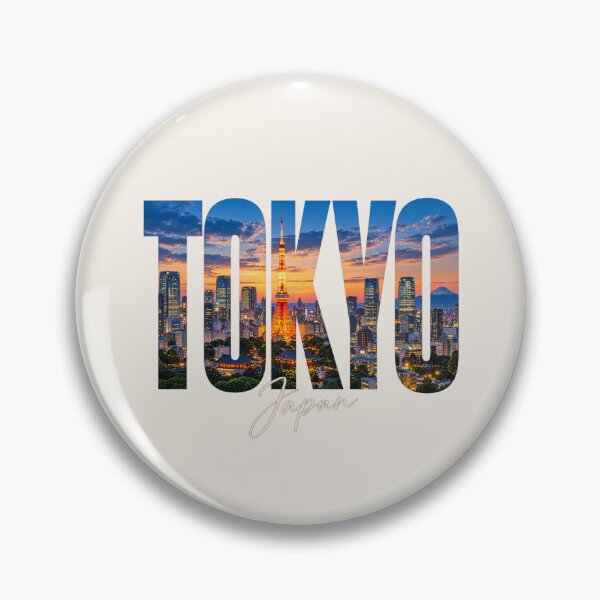 Item preview, Tokyo Japan Skyline at Sunset – Tokyo Tower Photo Typography designed and sold by MetaModel Editions.
