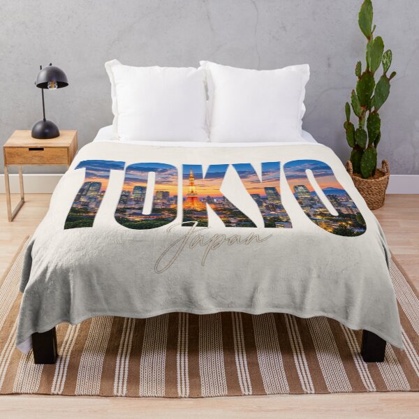 Item preview, Tokyo Japan Skyline at Sunset – Tokyo Tower Photo Typography designed and sold by MetaModel Editions.