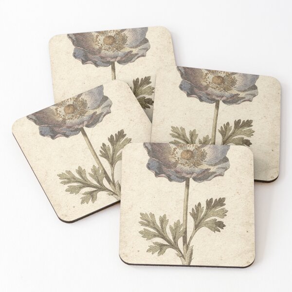 Item preview, Charcoal Anemone on Warm Paper designed and sold by Carnival Studio.