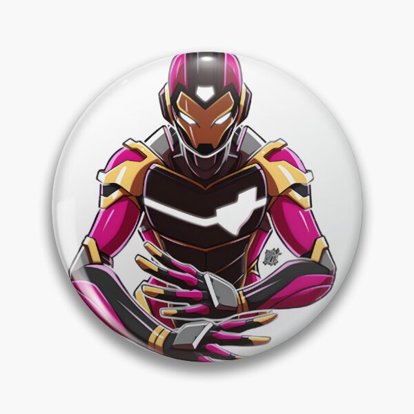 Item preview, Iron Heart Armored Hero - Futuristic Warrior with Powerful Armor Design designed and sold by PAOLOngPINAS.