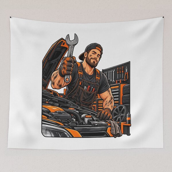 Item preview, Auto Mechanic Garage Car Repair designed and sold by JMDG Studio.
