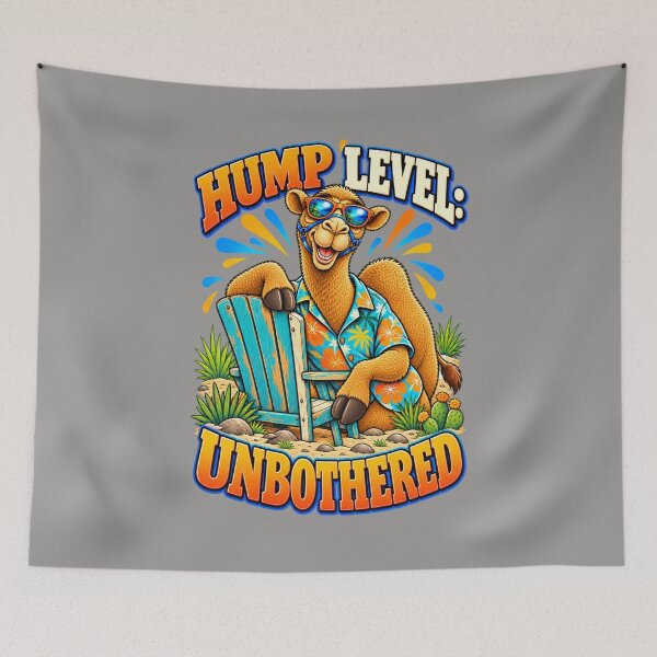 Item preview, Hump Level: Unbothered – Funny Camel T-Shirt Animal Graphic Camel T-Shirt designed and sold by Camel & Quirk.